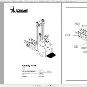 CESAB Powered Stacker Trucks S316 Quality Parts 1