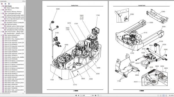 CESAB Reach Truck R112 R114 R116 Quality Parts 2