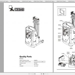 CESAB Reach Trucks R314CC Quality Parts 1