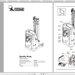 CESAB Reach Trucks R316CC Quality Parts 1