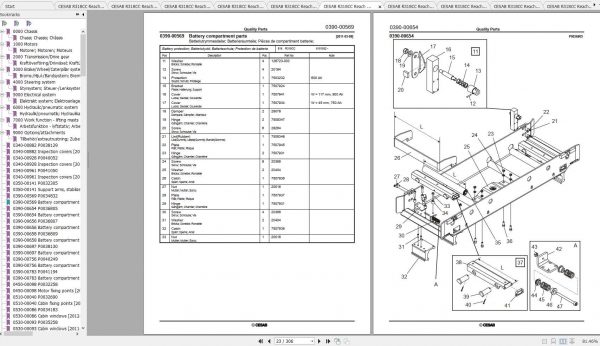 CESAB Reach Trucks R318CC Quality Parts 3