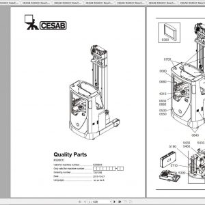 CESAB Reach Trucks R320CC Quality Parts 1