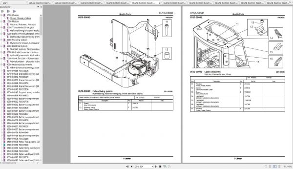 CESAB Reach Trucks R320CC Quality Parts 3