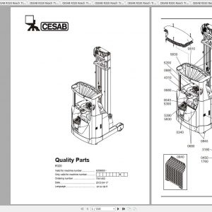 CESAB Reach Trucks R320 Quality Parts 1