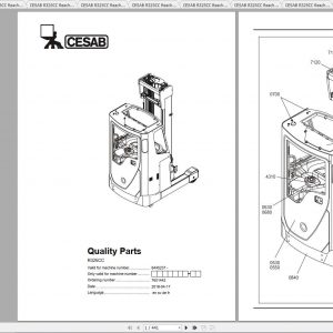 CESAB Reach Trucks R325CC Quality Parts 1