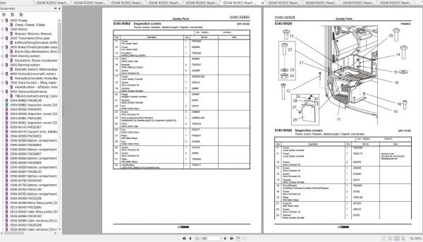 CESAB Reach Trucks R325CC Quality Parts 3