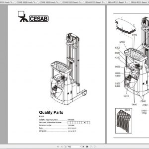 CESAB Reach Trucks R325 Quality Parts 1