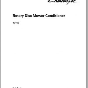 Challenger NA 1316S Rotary Disc Mower Service Manual79037418A 1