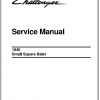 Challenger NA 1840 Small Square Baler Service Manual79036208A1
