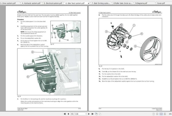 Challenger NA 2370 Ultra HD Large Square Baler Service Manual3