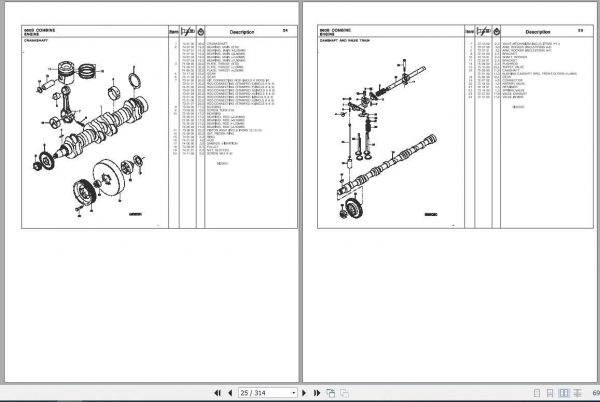 Challenger NA 660B Combine Repair Time Schedule79033147B 3
