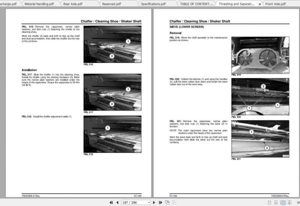 Challenger NA 680B Rotary Combine Service Manual79032968A 3