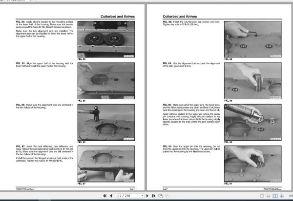 Challenger NA DKHB DKHC DKHCT Rotary Header Service Manual79027238A3