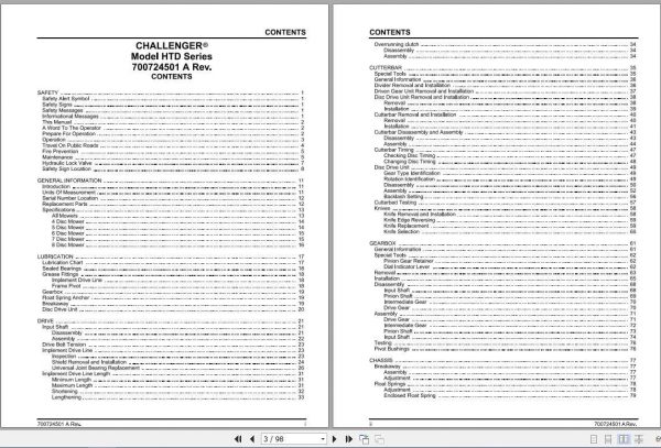Challenger NA HTD Series Disc Mower Service Manual2