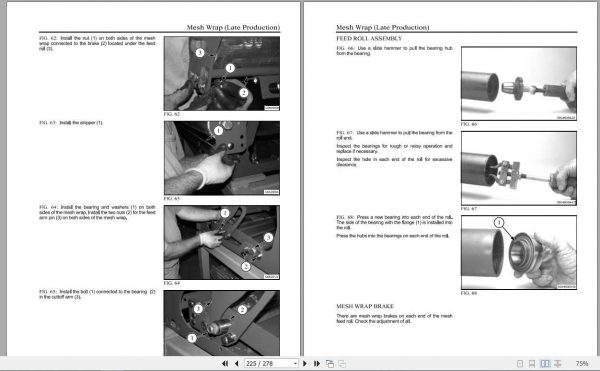 Challenger NA RB462 RB562 Round Baler Service Manual79033141B3