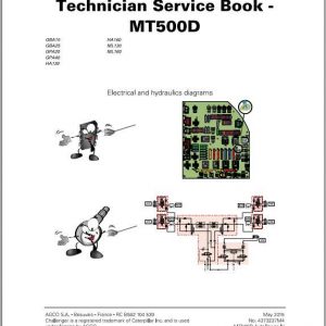 Challenger NA Tractor MT515D MT595D Technical Service Book 1