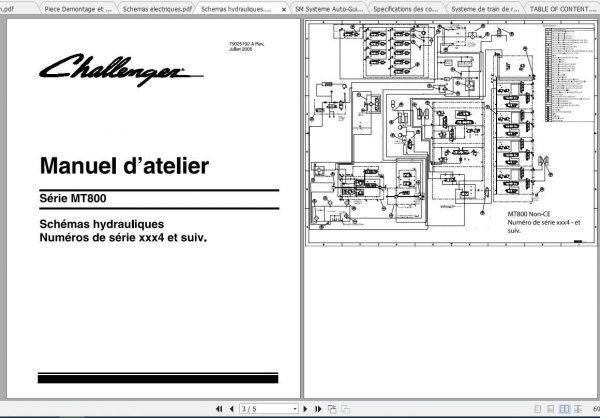 Challenger NA Tractor MT835 MT875B Service ManualFR 3