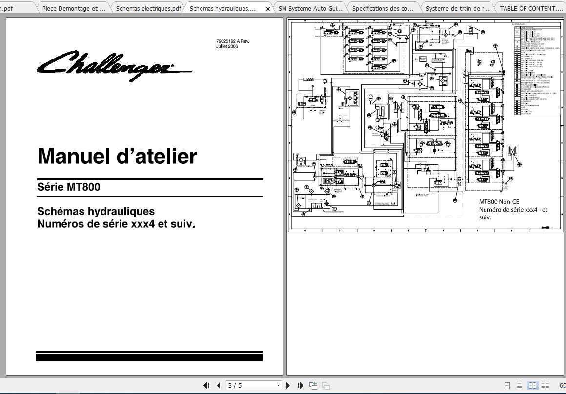Challenger NA Tractor MT835 MT875B Service ManualFR 3