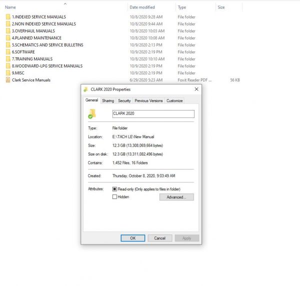 Clark Forklift PDF 2020 Service Manual Maintenance Schematic and Service Bulletins 1 3
