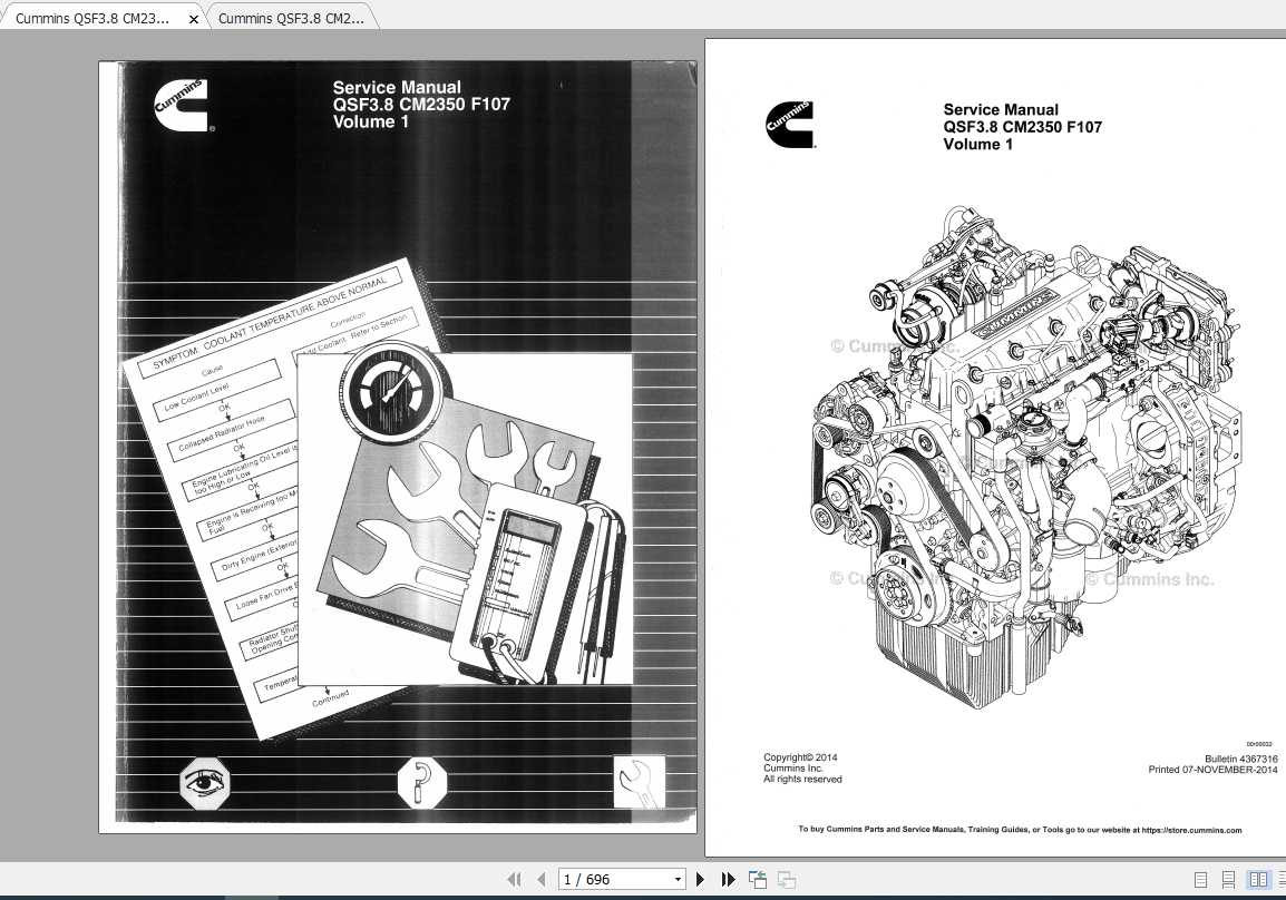 Cummins QSF38 CM2350 F107 Service Manual 1