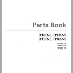 Deawoo Forklift B10R 5B13R 5B15R 5B16R 5 Part BookEN