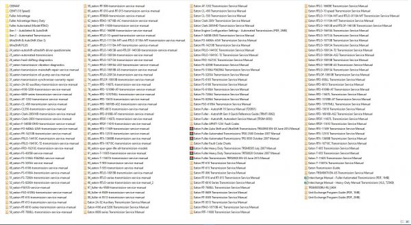 Eaton Transmission PDF 404GB Service Manual Full DVD 3