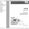 Fiat Allis 16B Crawler Tractor Dozer Service Manuals 1