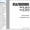 Fiat Allis 261B Tractor Scraper Service Manual73158167 2