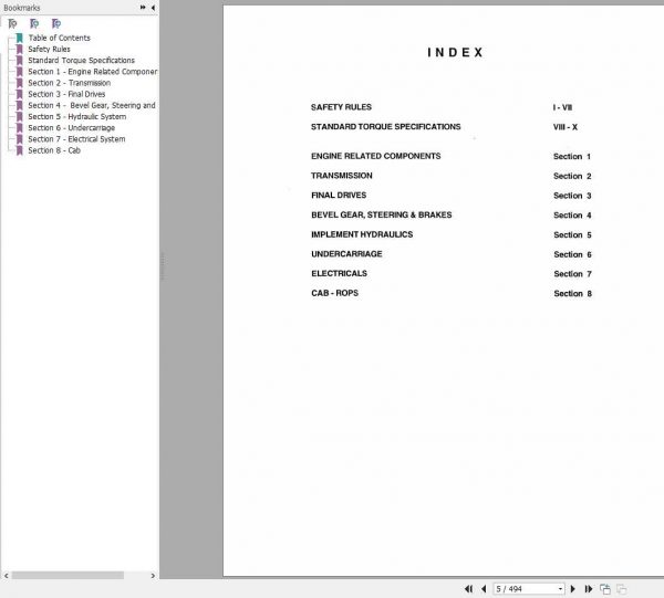 Fiat Allis FD175 Crawler Tractor Dozer Service Manual60406572 2