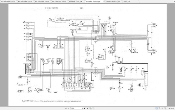 Fiat Allis FD30B Crawler Tractor Dozer Service Manuals 3