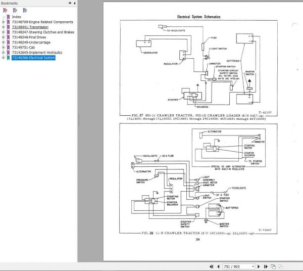 Fiat Allis FD50 Crawler Tractor Dozer Service Manual73158172 3