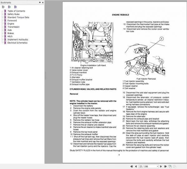 Fiat Allis FG65C Grader Service Manual73162566 2