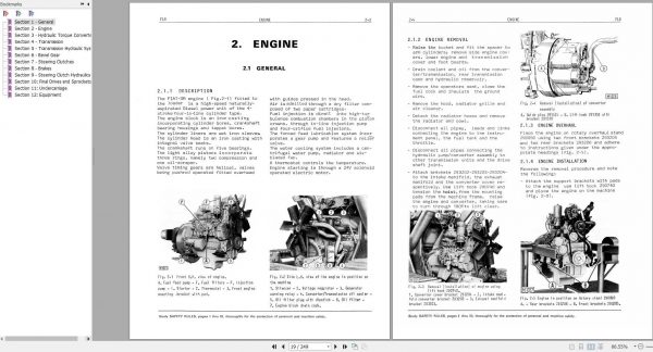 Fiat Allis FL9 Crawler Loader Service Manuals 3