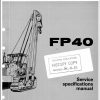 Fiat Allis FP40 Pipelayer Service Manual60406374 1