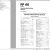 Fiat Allis FP60 Pipelayer Service Specifications Manual60406271 2