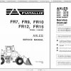 Fiat Allis FR15 FR15B Wheel Loaders Service Manuals 3