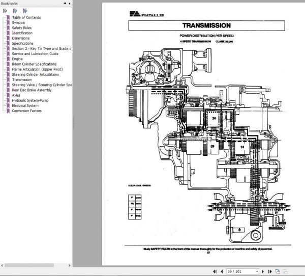 Fiat Allis FR180 Wheel Loader Service Specification Manual75314899 2