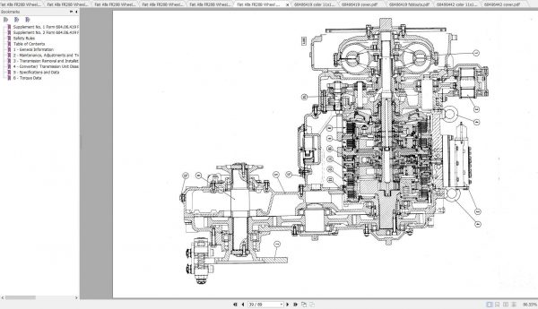 Fiat Allis FR20B Wheel Loader Service Manuals 3
