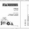 Fiat Allis FR20 Wheel Loader Service Manuals 1