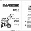 Fiat Allis FR35 Wheel Loader Service Manuals 1