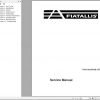 Fiat Allis FX250 Excavator Service Manual60406757R0 1