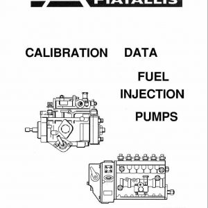 Fiat Allis Fuel Injection Pumps Calibration Data60407047 1