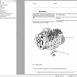 Fiat Allis Wheel Loader FR1202 Service Manual75314935 2