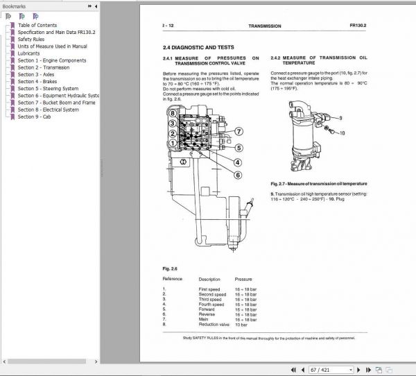 Fiat Allis Wheel Loader FR1302 Service Manual 2