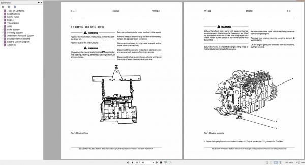 Fiat Allis Wheel Loader FR1402 Service Manual75314936 3