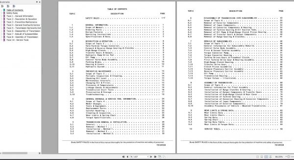 Fiat Allis Wheel Loader FR15 Service Manual73149528 2