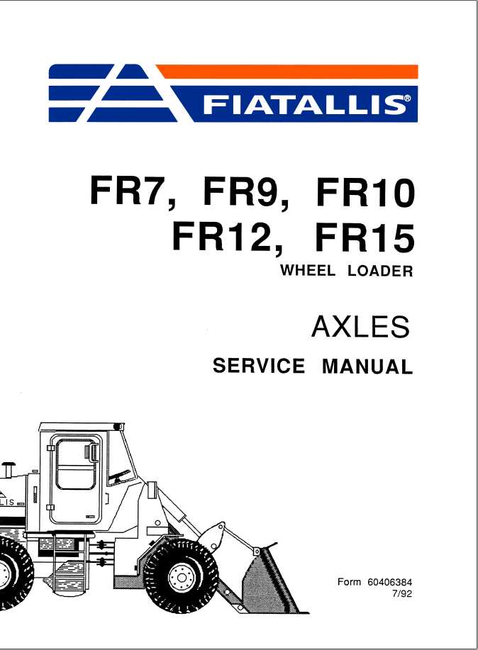 Fiat Allis Wheel Loader FR7 Service Manual 1