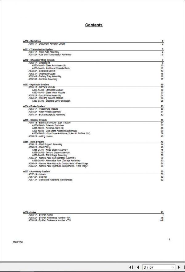 Flexi VNA Forklift Parts Manual42405 00 2zjbCi