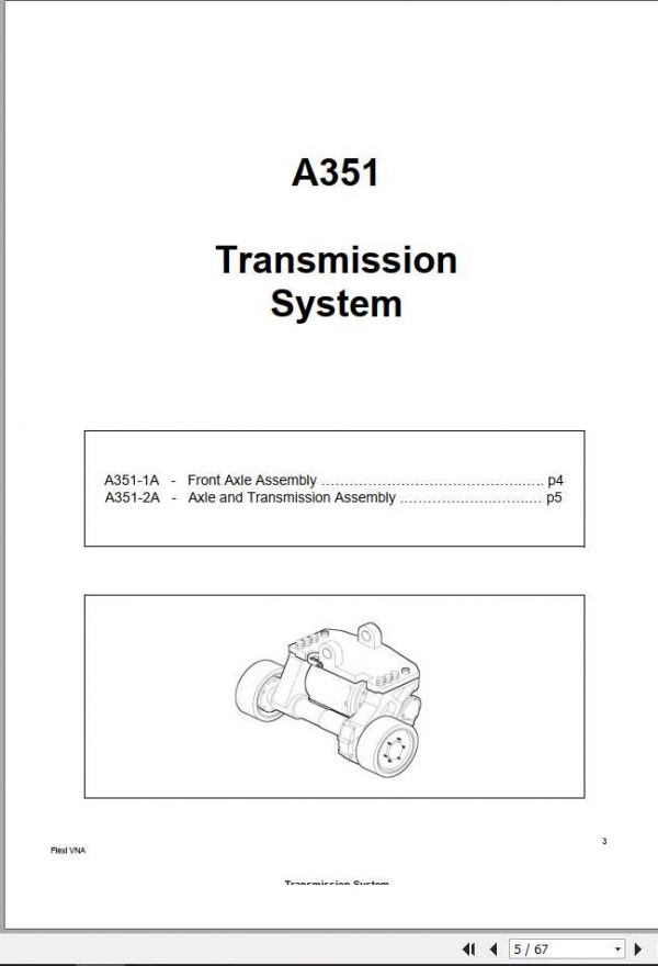 Flexi VNA Forklift Parts Manual42405 00 3