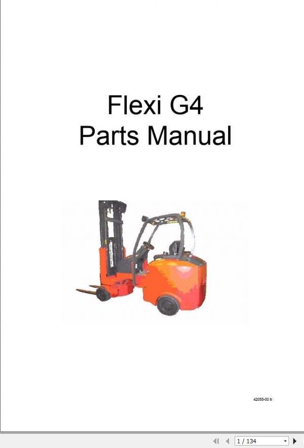 Flexi Forklift G4 AC Parts Manual42055 00 1